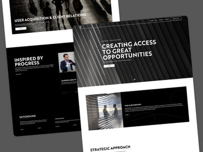 Website – SKYGROUND - Webseitengestaltung