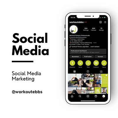 Social Media Management - Workout Ebbs - Réseaux sociaux