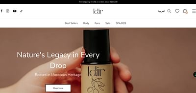 Idir Website Revamp: Boosting Sales & Engagement - Création de site internet