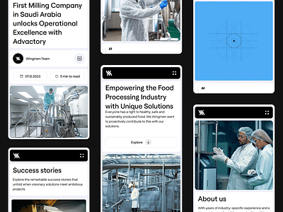 WINGMEN: Redesign & Development for tech company - Website Creation