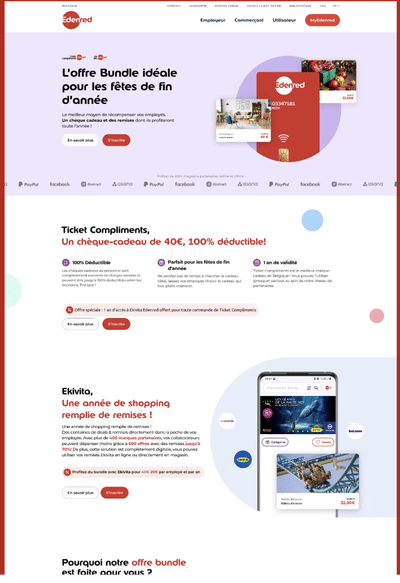 Edenred Sales funnel - Ergonomie (UX/UI)
