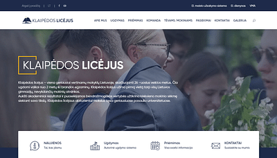 Private school website - Création de site internet