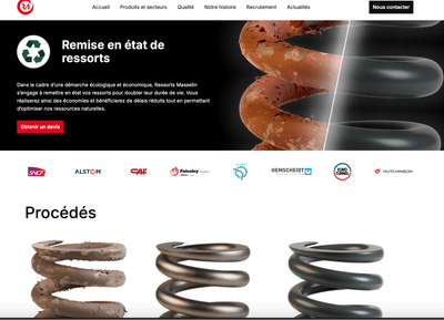 Création et développement d'un site vitrine RM - Création de site internet
