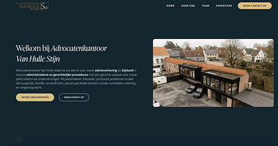 Website - Advocatenkantoor Stijn Van Hulle - Website Creatie