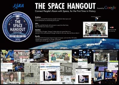 THE SPACE HANGOUT POWERED BY GOOGLE - Werbung