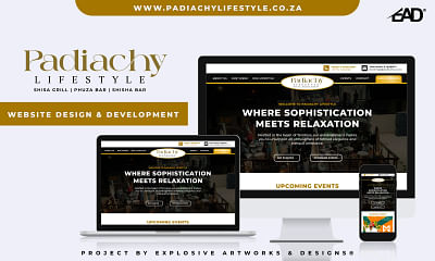 Padiachy Lifestyle Website Design & Development - Création de site internet