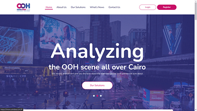 OOHData Website Design & Development - E-commerce