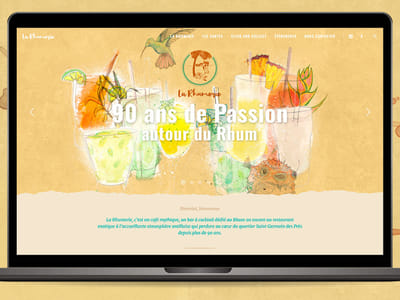 La Rhumerie - Création de site internet