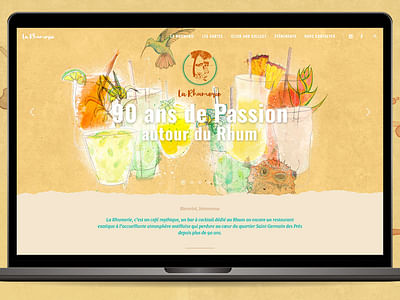 La Rhumerie - Website Creation