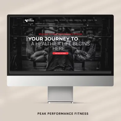Fitness Center - Creación de Sitios Web