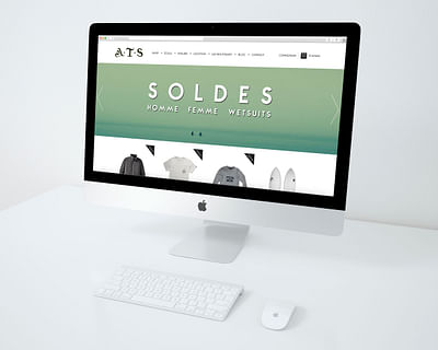 Site internet Prestashop ATS Surfshop - Réseaux sociaux