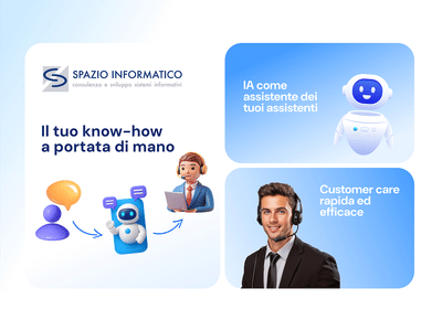 Sviluppo chatbot intelligente assistenza clienti - Spazio Informatico - Artificial Intelligence