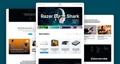 UX/UI Design for Tech Product Website - Création de site internet