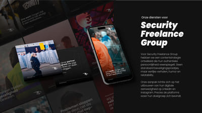 Social media voor Security Freelance Group - Réseaux sociaux
