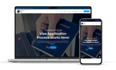 Visa Consultancy Web Design - Mobile App