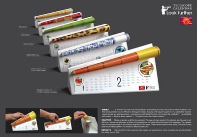 TELESCOPE CALENDAR - Publicité