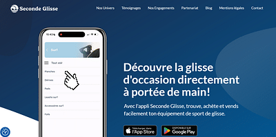 Seconde Glisse - Ergonomie (UX/UI)