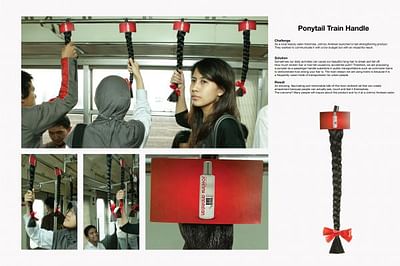 Ponytail Train Handle - Publicidad