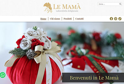 Le Mama, laboratorio artigianale - Website Creation