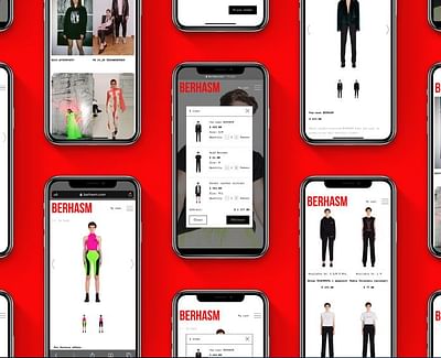 Branding and website for Berhasm - E-commerce