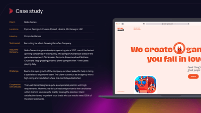 Belka Games - Software Ontwikkeling