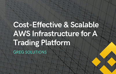 Scalable AWS Infrastructure for a Trading Platform - Web Application