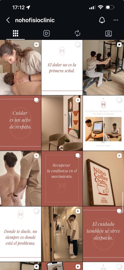Noho FisioClinic - Redes Sociales