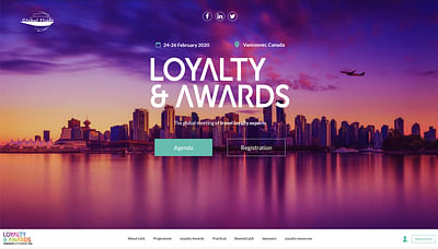 Site évènementiel Loyalty & awards - Evénementiel