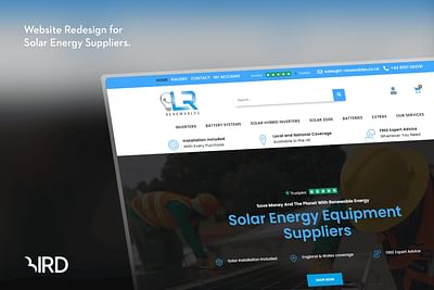 E-commerce Web Design For Sustainable Energy - Aplicación Web