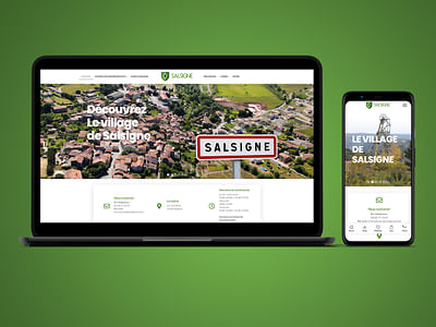 Mairie de Salsigne (Aude, Occitanie) - Webseitengestaltung