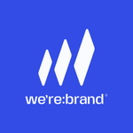we're:brand logo