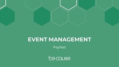 Event planning and management: Payfast - Event