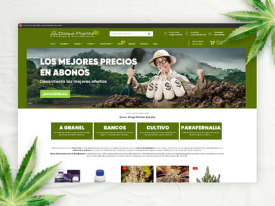 Creación de Tienda Online GrowShop - Ontwerp