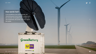 Nuon Scrollytelling moving image - Ontwerp