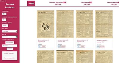 Moteur de Recherche Avancé pour Journaux Numérisés - Application web