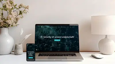 Neue Website für ein IT-Sicherheitsunternehmen - Website Creation