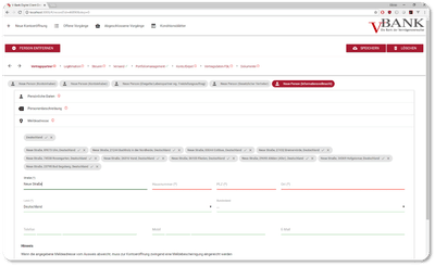 Webbasiertes Onboarding mit mehrstufigen Prozessen - Software Development