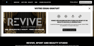 Site web - Revive Studio - Création de site internet