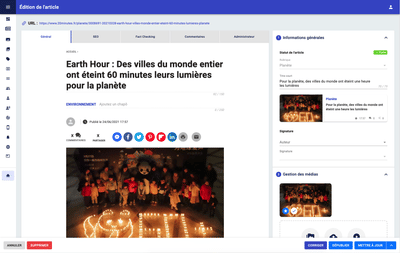 20minutes - Application web