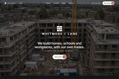 Whitmore & Lane · Company website · a concept by Elypt - Website Creatie