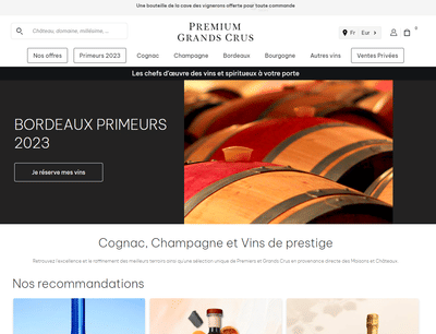 Premium Grands Crus - Publicité en ligne