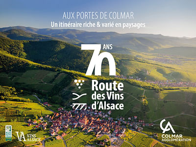 70 ans de la Route des Vins d'Alsace - Grafische Identität