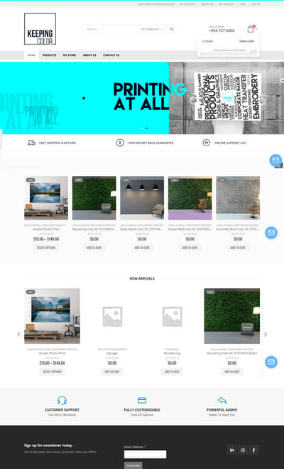 Keeping Color - E-commerce