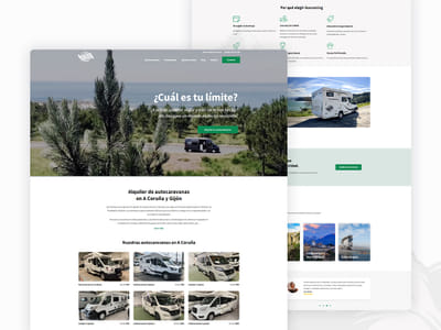 Creación de Sitio Web de alquiler de Autocaravanas - Social media