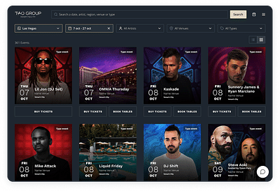 Event Management with ReactJS, and Ruby on Rails - Aplicación Web