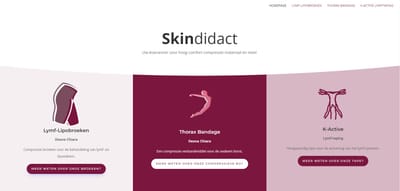 Skindidact | Toegankelijke website voor doelgroep - Copywriting