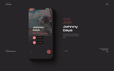 Johnny Days Responsive Website - Création de site internet