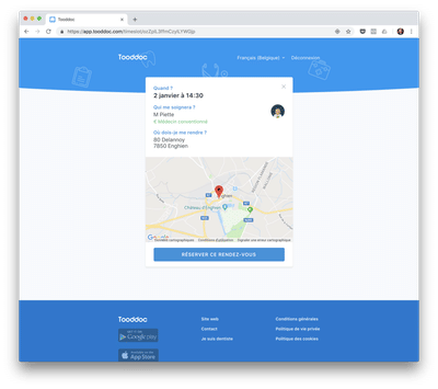 Application Web Mobile - Tooddoc - Website Creatie