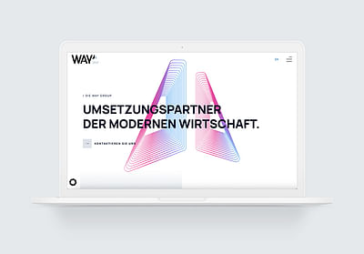 Neukonzeption der WAY Group Website - Webanwendung
