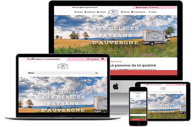 Création de boutique de réservation alimentaire - E-commerce